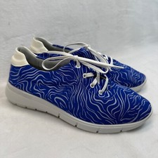 Arcopedico F91 Lyra Walking Shoes Comfort Blue Print Sneakers Size 39 US 8-8.5