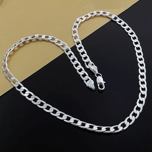 New Sterling Silver Thick Solid 925 Italy Men's Figaro Chain Necklace New 2024 - Picture 4 of 10