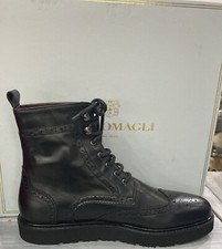 Bruno Magli Homme Taille Ue 42 Chaussures Cuir Noir Soleil 30,5 CM BM050