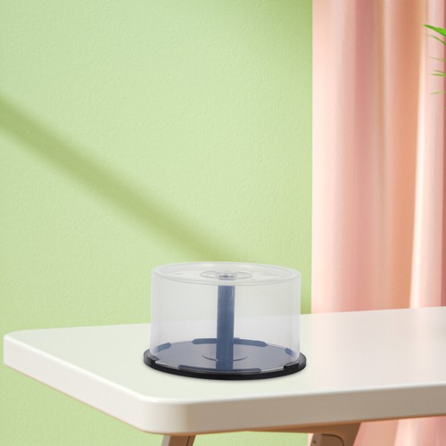 2 Pcs CD Storage Bin Dvd Case Holder Transparent Decorative Blank - Afbeelding 2 van 12