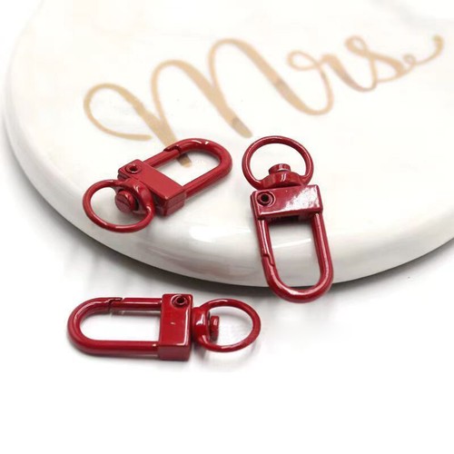 1pcs Mix Candy Color Snap Rotating Lobster Clasp Hooks Metal Plated DIY Jewelry - Photo 10/10