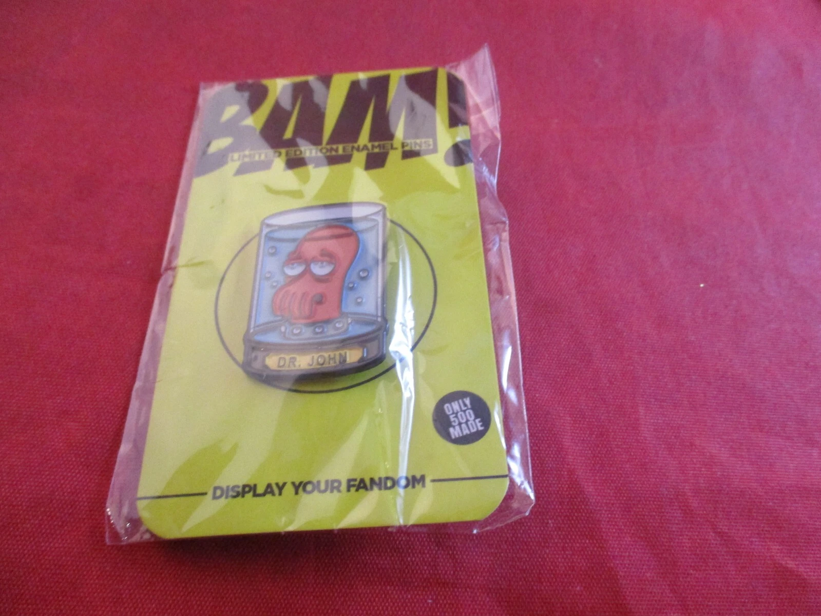 Bam! Futurama Dr. Zoidberg Limited Edition Enamel Pin Button Pinback *NEW*