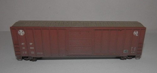 Coche caja puerta Thrall escala N desgastado Santa Fe ATSF 51593 con Kadees | Zustand: Used
