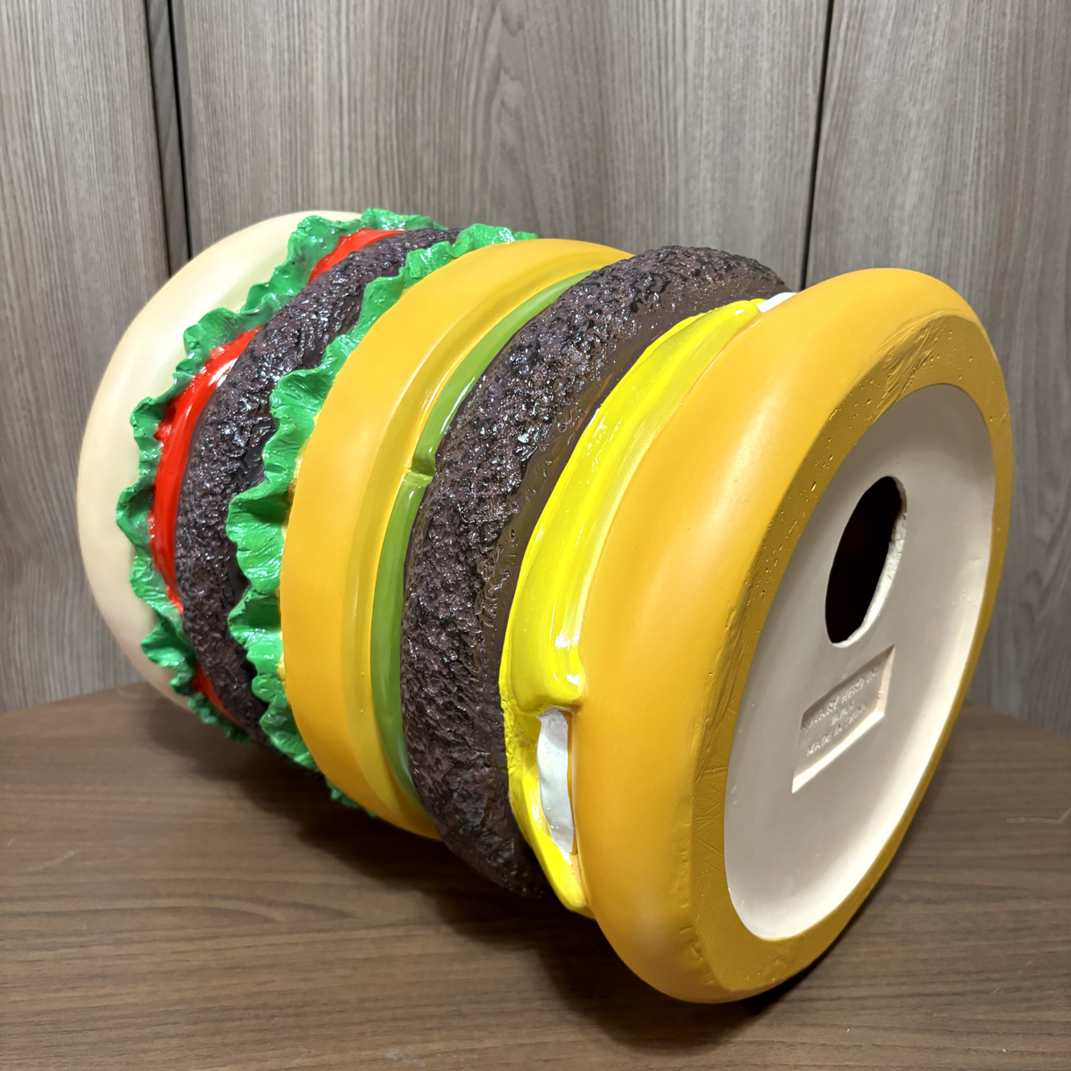 Chair Giant Realistic Food Stool Chair Hamburger Goods Variety