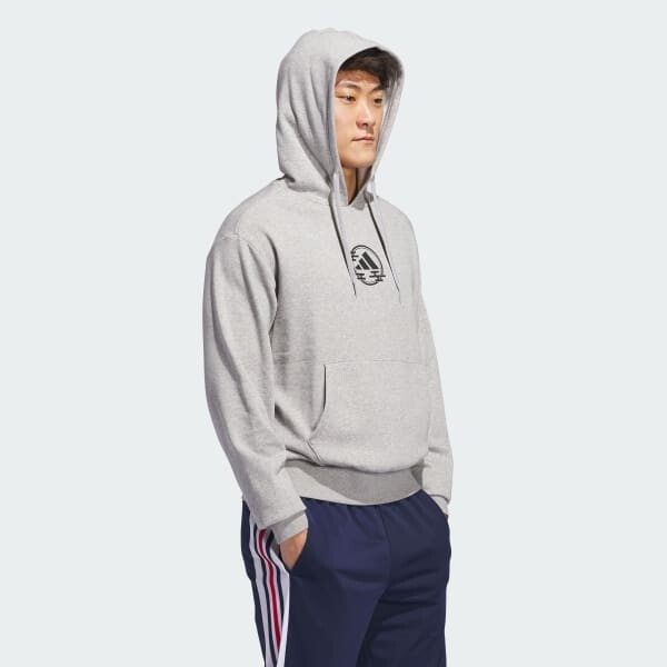 Adidas Happi Osaka Hoodie Medium Gray JP Size XS-3XL JM7396 Adidas Happi Osaka Hoodie Medium Gray JP Size XS-3XL JM7396