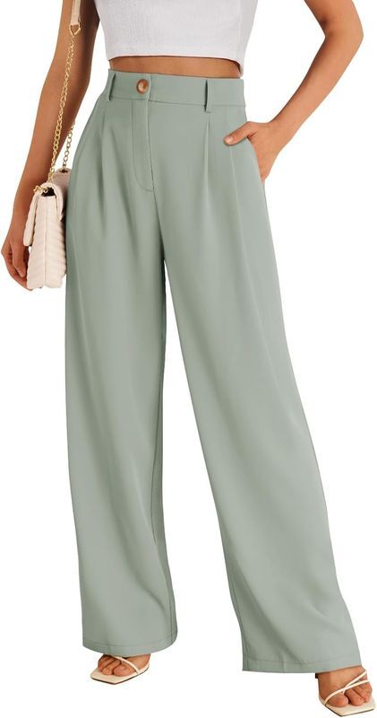 lillusory wide leg dress pants women's high waisted dressy trousers LILLUSORY Wide Leg Dress Pants Women's High Waisted Dressy Trousers