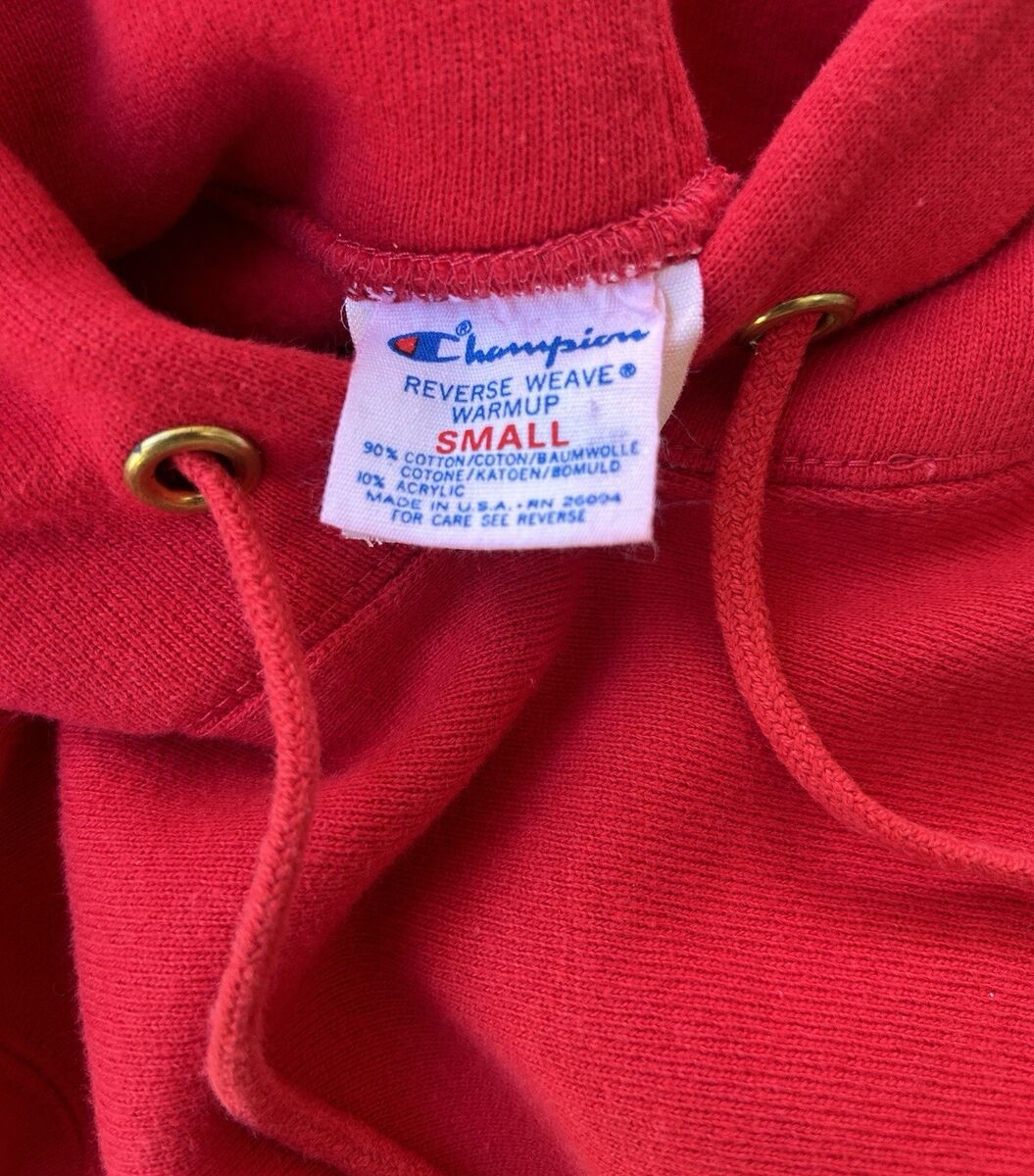 Champion LL Bean Reverse Weave WarmUp Vintage 80's Red Champion LL Bean Reverse Weave WarmUp Vintage 80's Red