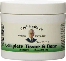Dr Christopher's Complete Tissue And Bone Ointment 4 Oz Herbal Relief Natural