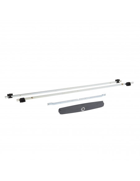 Tringlerie hauteur 2000mm avec double barre extérieure pour maintenance industrielle