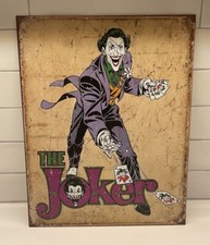 The Joker DC Comics Retro Metal Tin Sign 12.5" x 16" Made in the USA