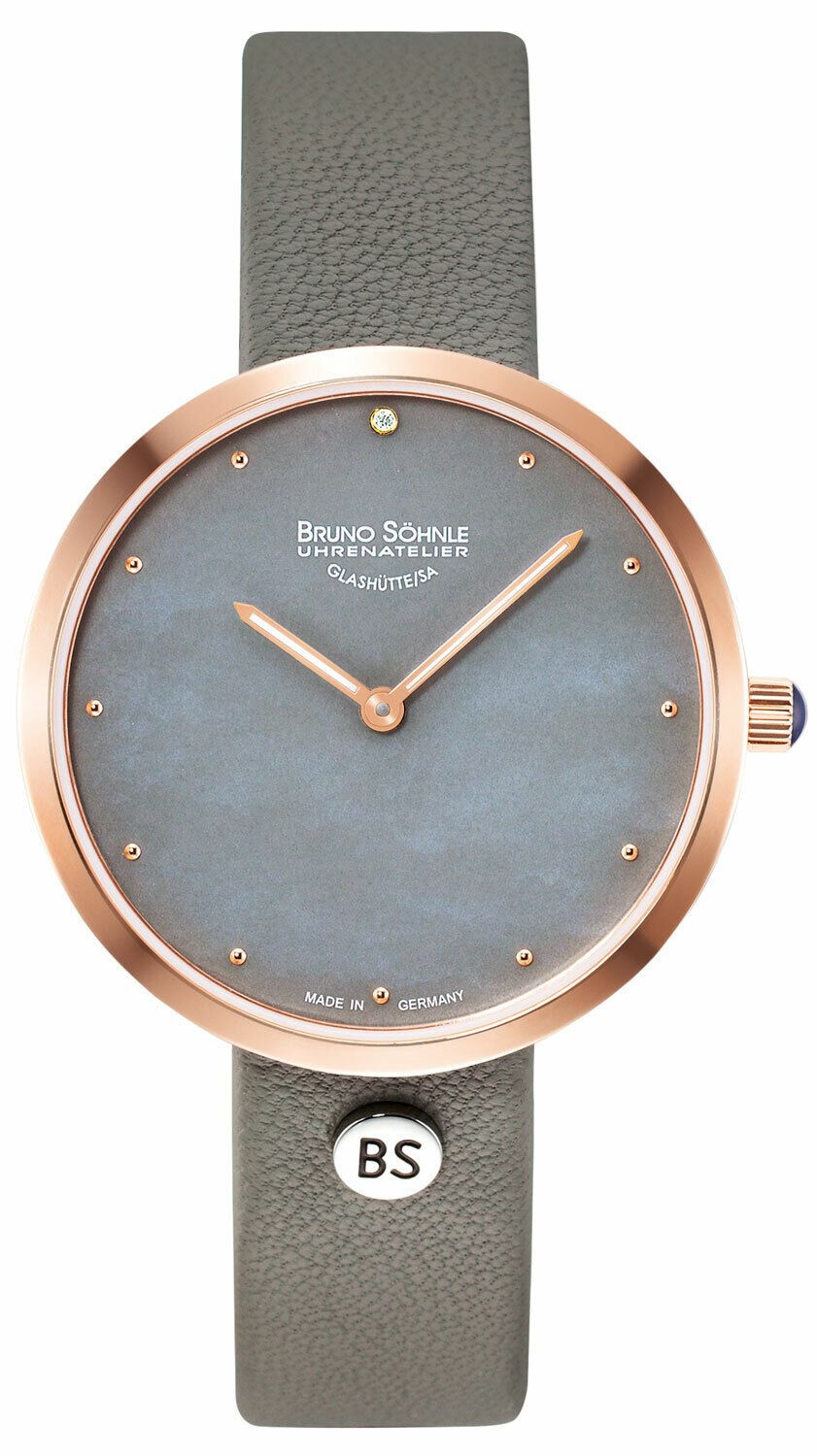 Bruno Söhnle Glashütte/| Ladies Watch nofrit | Stainless Steel/Leather | 17-63171-851