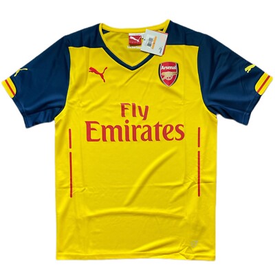 2014/15 Arsenal Away UCL Jersey #11 Ozil Small PUMA Soccer