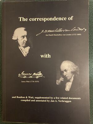 Correspondence of Jan Daniel Huichelbos 1732-1809 & James Watt 1736-1819 BOOK