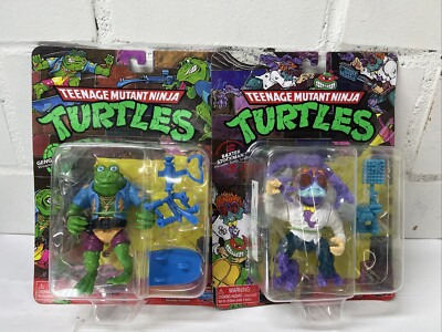 2023 Baxter Stockman & Genghis Frog Teenage Mutant Ninja Turtles Retro FigureNIB