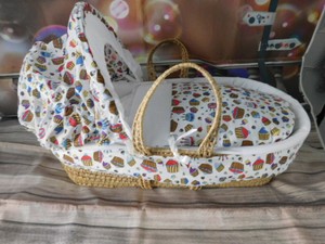 moses basket dressing set