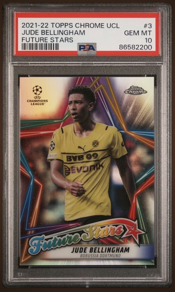 2021-22 Topps Chrome UCL Jude Bellingham Future Stars Rookie 2021-22 Topps Chrome UCL Jude Bellingham Future Stars Rookie