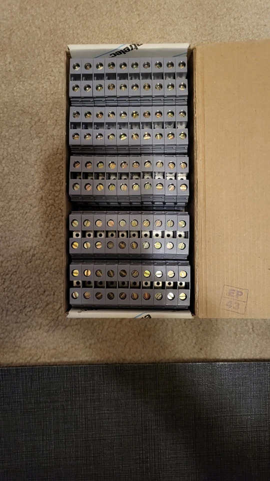 ENTRELEC 0115 261 20 TERMINAL BLOCK LOT OF 50 - Image 2 of 2