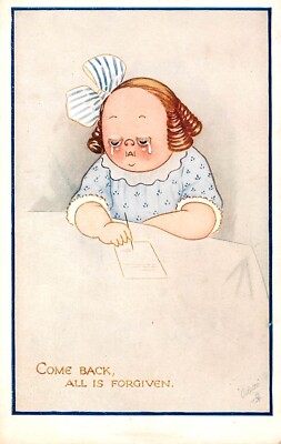 KOMM ZURÜCK ALLES IST VERGEBEN - BUCKS OILETTE ALLES FÜR SIE 8639 POSTKARTE KINDER
