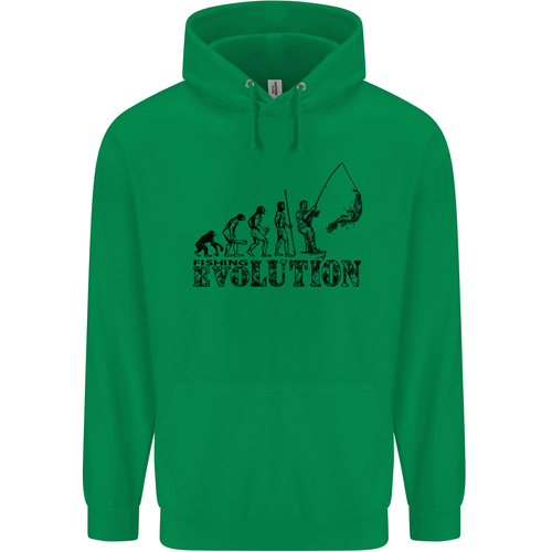 Evolution of a Fisherman Funny fisherman Childrens Kids Hoodie - Picture 49 of 80