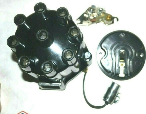 DISTRIBUTOR CAP ROTOR POINTS CONDENSER BUICK V8 1974 1973 1972 1971 1970 1969-59 - Picture 5 of 11
