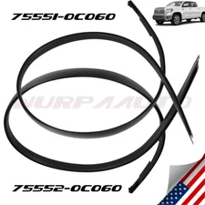 LEFT & RIGHT ROOF DRIP MOLDING For 07-21 TUNDRA CREW MAX 75552-0C060 75551-0C060