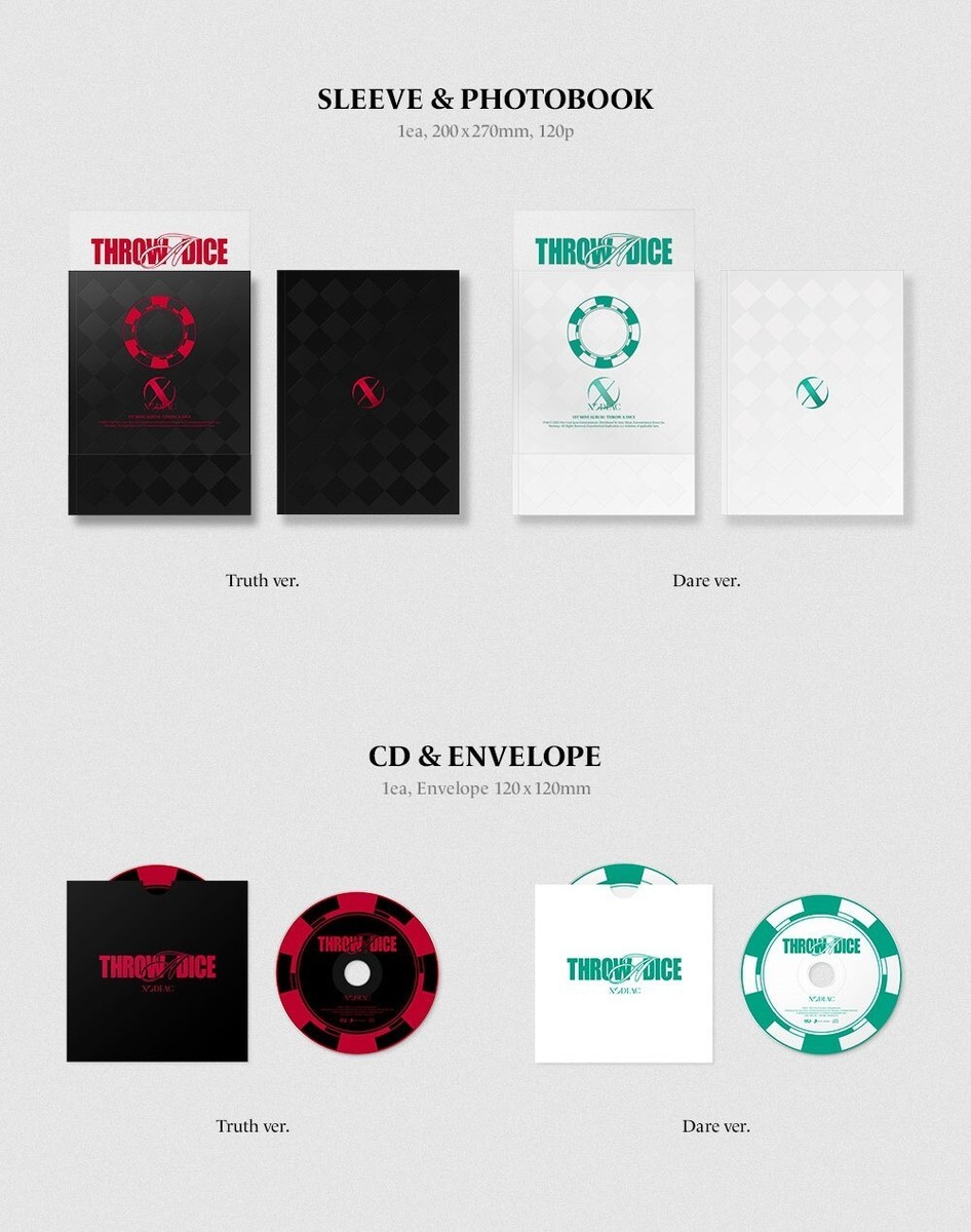 1P] XODIAC - 1st MINI ALBUM [THROW A DICE] K-Pop CD DISC Photo