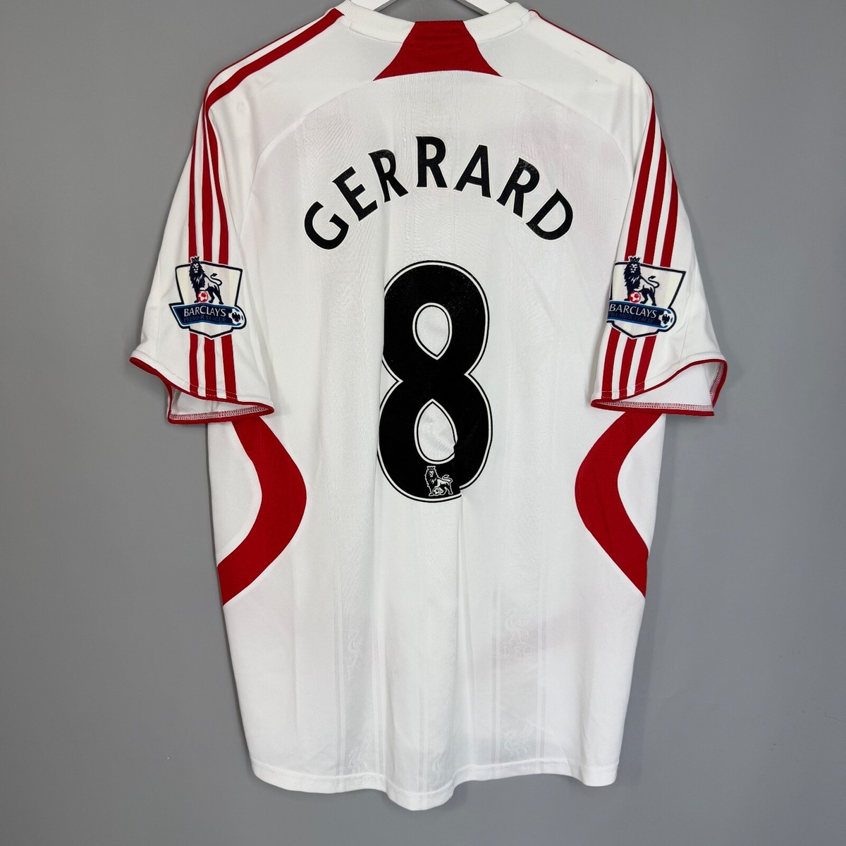 LIVERPOOL 2007 2008 AWAY SHIRT FOOTBALL SOCCER JERSEY ADIDAS