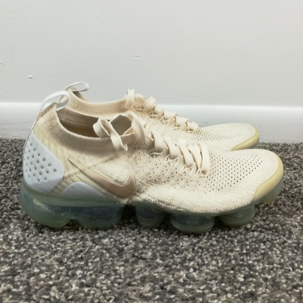 Size Nike Air VaporMax Flyknit Light Cream W for sale online