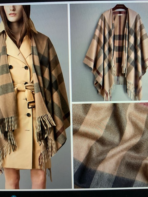 burberry poncho ebay