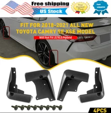 Car Mud Flaps Splash Guards 4Pcs for 2018 19-2021 Toyota Camry SE XSE Front&Rear