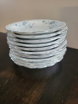 HUGE LOT (10) JOHANN HAVILAND~BLUE GARLAND~BAVARIA GERMANY~TEA CUP