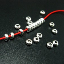 100Pcs Wholesale Stainless Steel Silver Round Spacer Beads DIY Jewelry Making
