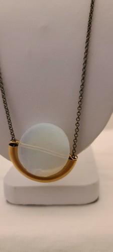OPALIT SONNE UND MOND HALSKETTE - Bild 3 von 4