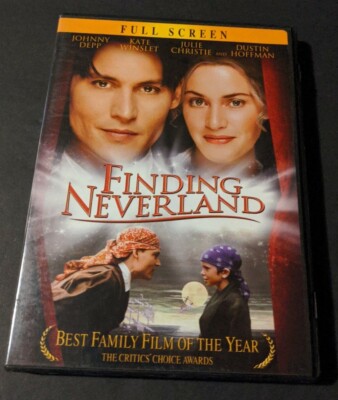 Finding Neverland (DVD, 2005, Full Screen) ''Great Family Film!''