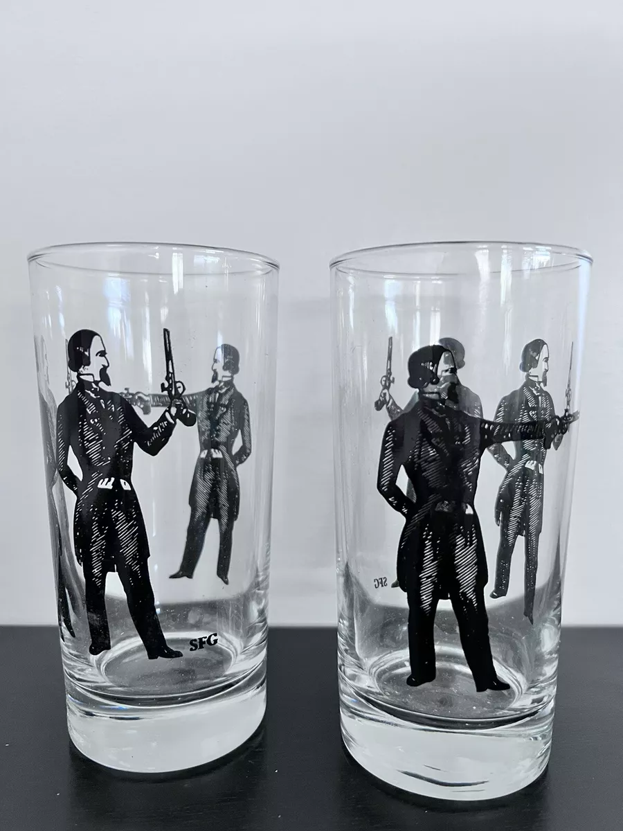 Spirits 12-Ounce Dueling Drinking Glasses - Set of 2- Spitfire Girl SFG