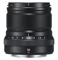 FUJIFILM Single Focus Medium Telephoto Lens XF 50mm F2 R WR B Black EMS