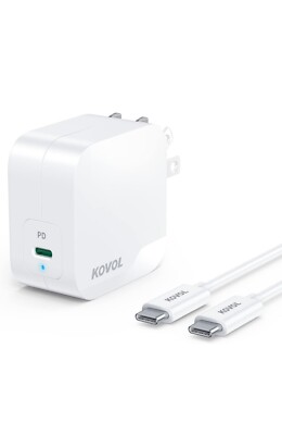 Kovol fast Charging Mate Mini Sprint PD 65w USB-C Wall Charger GaN tech