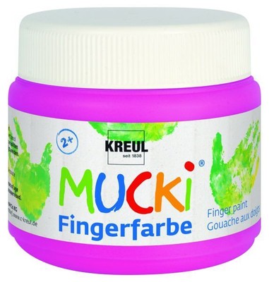 Kreul Mucki Fingerfarbe Quietsch pink 150 ml  Fingerfarben