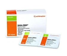 Skin-Prep Liquid Film Forming Protective Barrier Wipe, Box of 50 (420400)