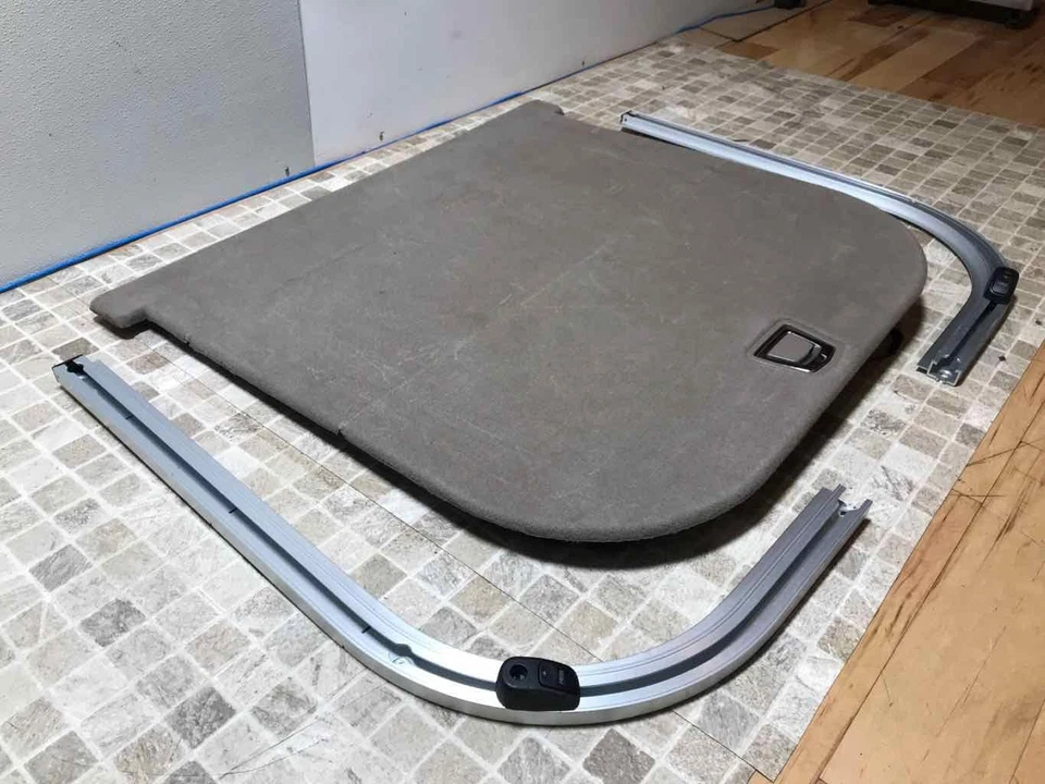 Cubierta de alfombrilla de carga para maletero trasero con rieles de carga gris para Cadillac SRX 2010-2016 Foto 4 de 4