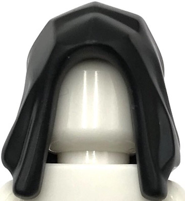 Lego Black Minifigure Hood Headgear Basic Building Block Part