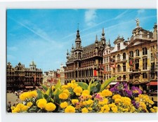 Postcard Grand Place Brussels Belgium