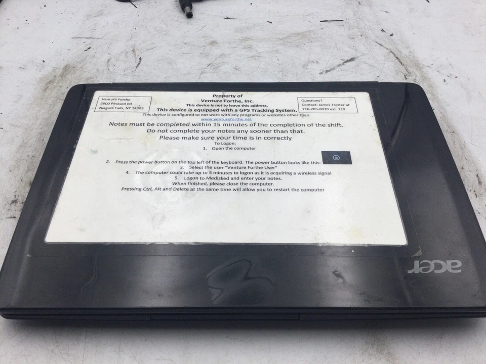 ACER ASPIRE ONE 722 - FOR PARTS - AMD C-60 - NO RAM - 12" - READ DESCRIPTION -BB - Image 4 of 4