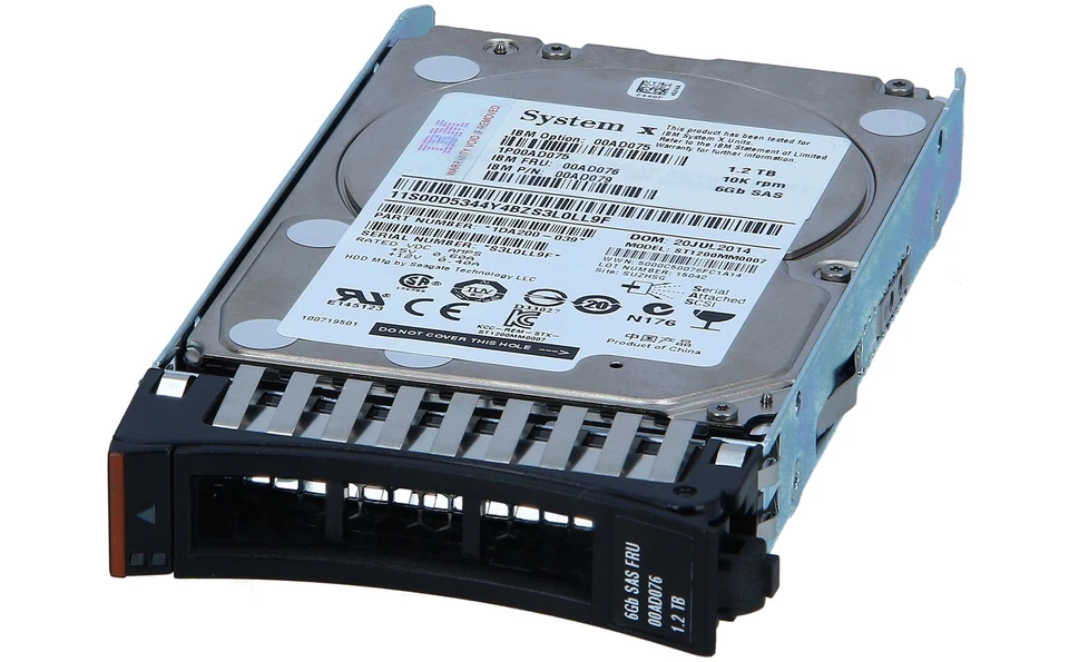 IBM - 00AD075 - 1.2TB 10K 6Gbps SAS 2.5in G2HS HDD - Bild 2 von 3