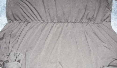 Vestido Celkuser Mujer Talla 24 Negro Midi Manga Corta Volantes Cuello Redondo - Imagen 8 de 12