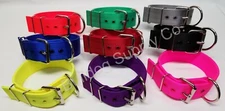 2" 3-Ply Nylon Heavy Duty Dog Collar for Pit Bull & Large Breeds