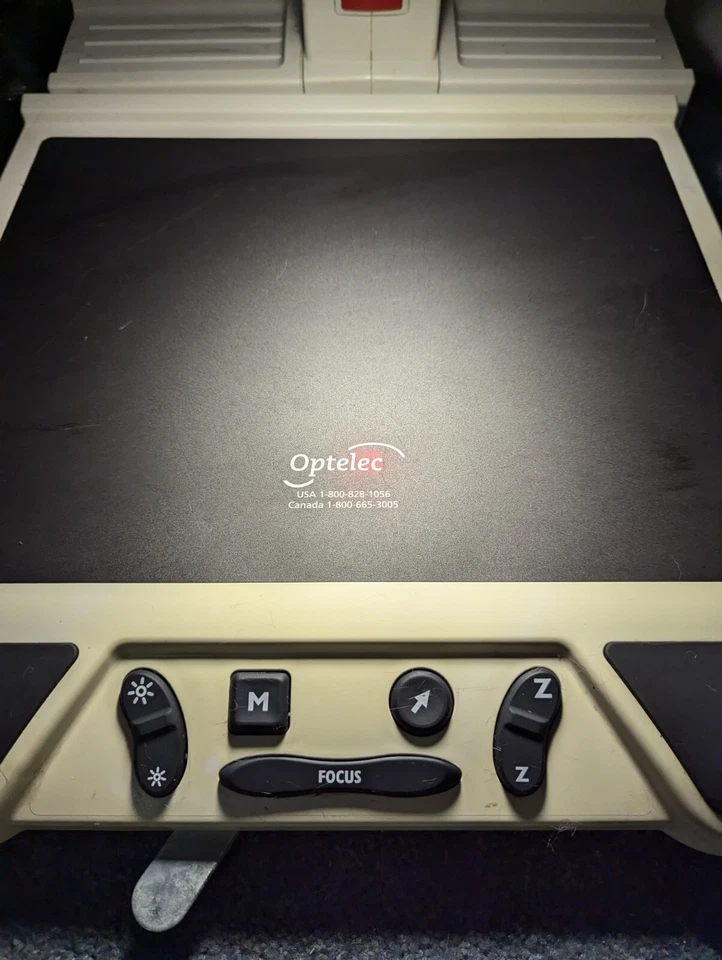 Optelec Clearview 300 Magnifier Viewer Base Only For 17" CRT Monitor tested - Image 2 of 4