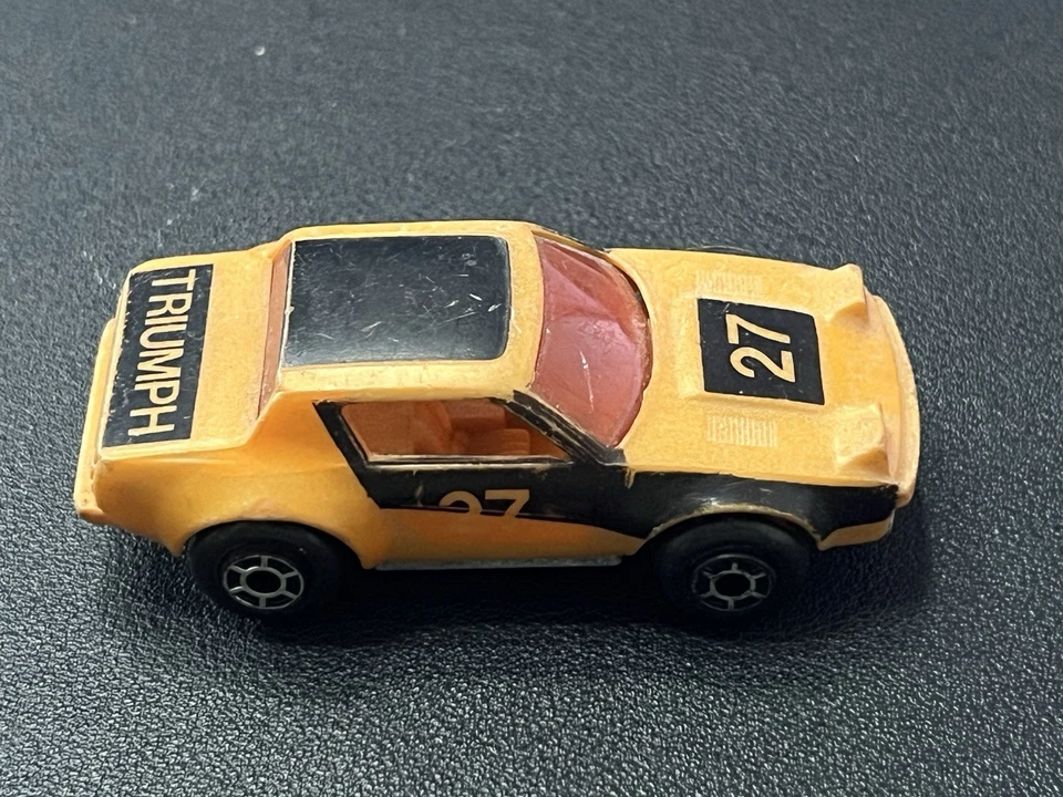 1982 年火柴盒 Triumph TR 27 号 - 406605 莱斯尼美国,香港制造,复古 — 第 4/4 张图片