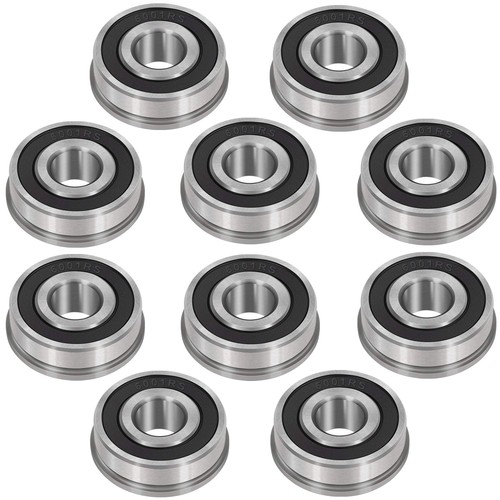 10 Pezzi Cuscinetti a Sfera Flangiati 1/2" x 1-1/8" x 1/2" per Rasaerba, Carriole... - Foto 6 di 7
