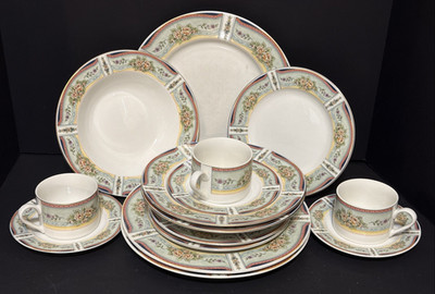 Farberware Brittany 15 Pieces Service for 3 (Dinner, Salad, Soup, Cup & Saucer)